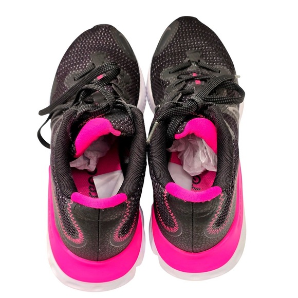 Nike Women's Running Sneakers Black Pink Size 8 Athleisure Sporty Chic Aesthetic - Picture 6 of 8